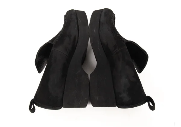 TSUMORI CHISATO Suede Platform Moccasins K-175032_011