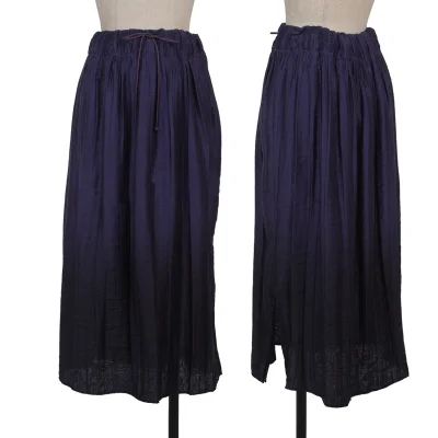 ISSEY MIYAKE FETE Poly Blend Gradation Skirt