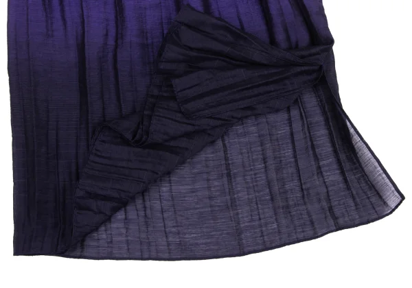 ISSEY MIYAKE FETE Poly Blend Gradation Skirt K-175034_010