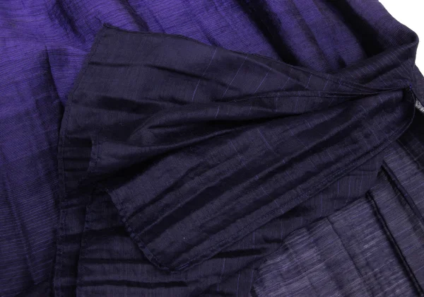 ISSEY MIYAKE FETE Poly Blend Gradation Skirt K-175034_011
