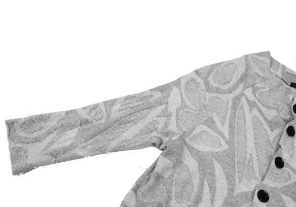 Y's Cotton Geometric Jacquard Cardigan K-175035_006