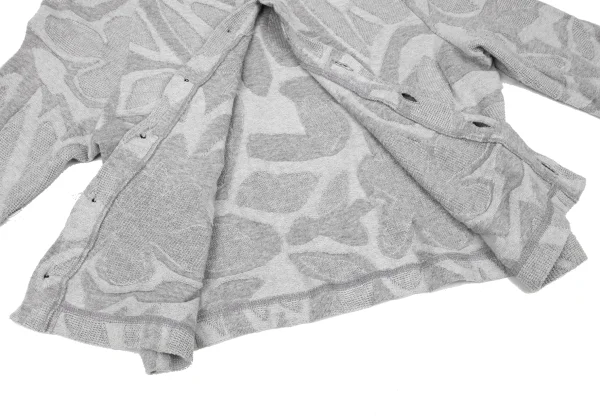 Y's Cotton Geometric Jacquard Cardigan K-175035_010