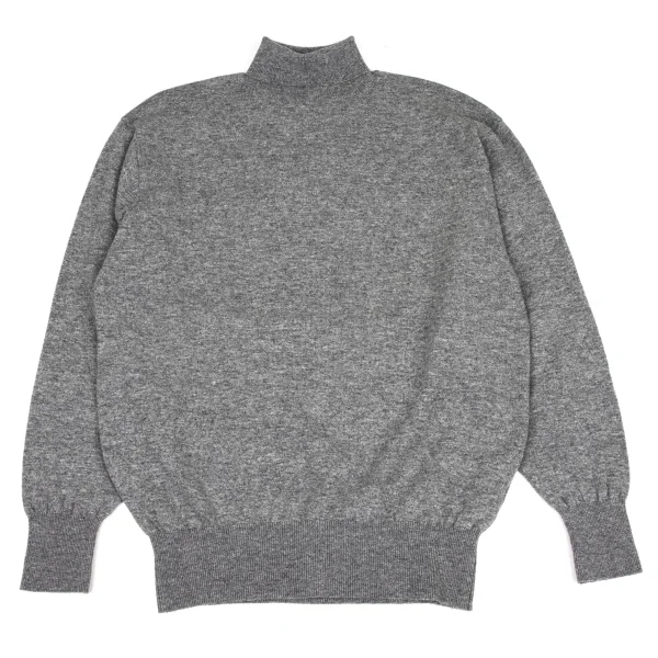 COMME des GARCONS HOMME Wool Blend Turtleneck Knit Sweater Grey L-XL K-175036_001