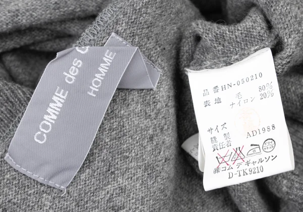 COMME des GARCONS HOMME Wool Blend Turtleneck Knit Sweater K-175036_012