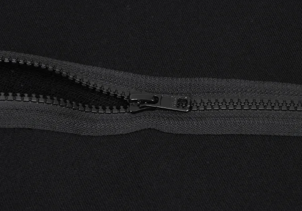 B Yohji Yamamoto Curve Zip Design Long Hoodie K-175037_008