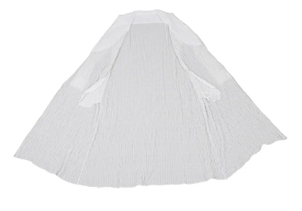Y's Cotton Cupra Stripe Shirring Shirt Dress K-175040_011