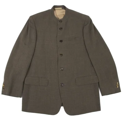 ISSEY MIYAKE MEN Wool Rayon Stand-collar Jacket