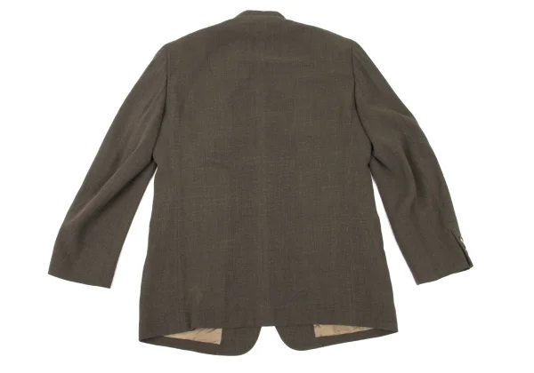 ISSEY MIYAKE MEN Wool Rayon Stand-collar Jacket K-175041_014