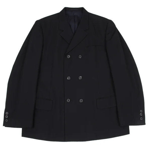 Y's for men Wool Gabardine Double Jacket Black 3 K-175046_001