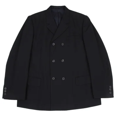 Y's for men Wool Gabardine Double Jacket