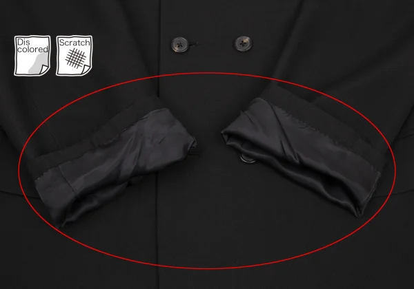 Y's for men Wool Gabardine Double Jacket K-175046_008