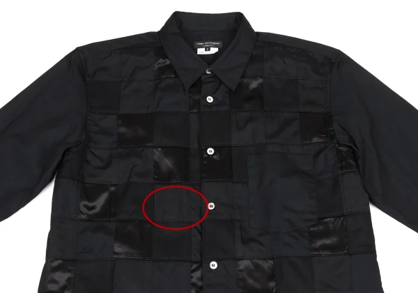 COMME des GARCONS HOMME PLUS Front Patch-work Shirt K-175047_002