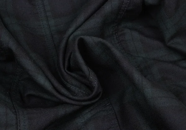 COMME des GARCONS HOMME Wool Black Watch Puckered Jacket K-175048_017