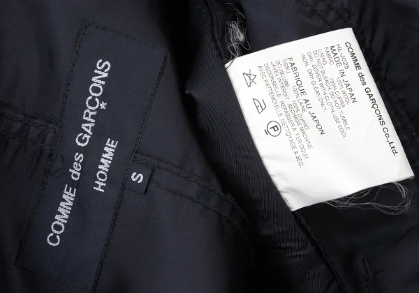 COMME des GARCONS HOMME Wool Black Watch Puckered Jacket K-175048_019