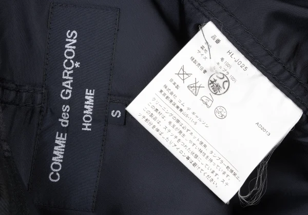 COMME des GARCONS HOMME Wool Black Watch Puckered Jacket K-175048_020