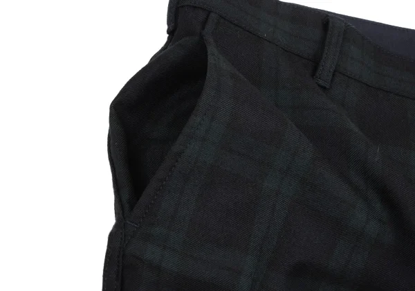 COMME des GARCONS HOMME Wool Black Watch Pants K-175049_004