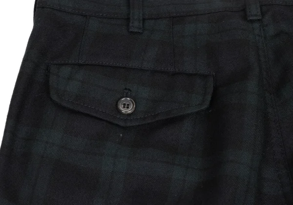 COMME des GARCONS HOMME Wool Black Watch Pants K-175049_011