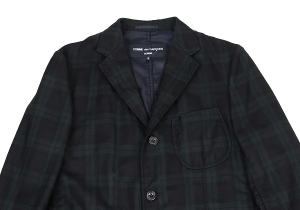COMME des GARCONS HOMME Wool Black Watch Jacket & Pants K-175050_003