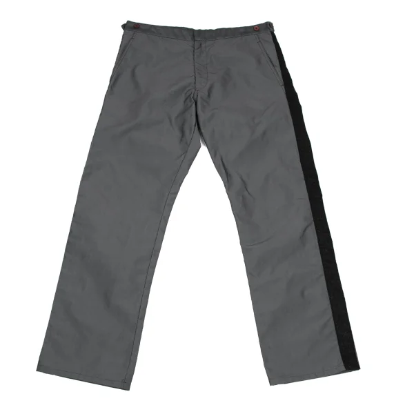 COMME des GARCONS SHIRT Side Brushed Tape Switching Pants Grey L K-175051_001
