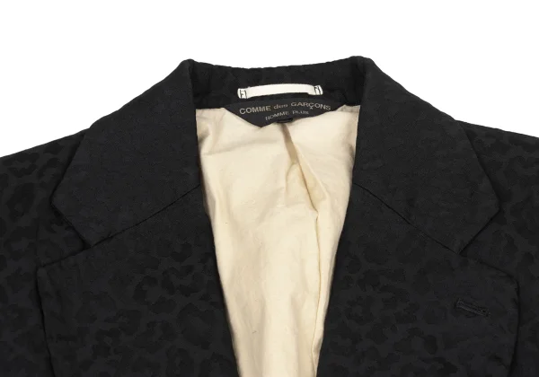 COMME des GARCONS HOMME PLUS Animal Jacquard Poly Zip Jacket K-175052_003