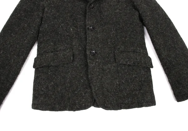 COMME des GARCONS HOMME Brushed Wool Fulling 3B Jacket K-175053_012