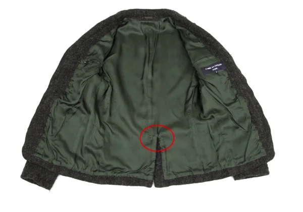 COMME des GARCONS HOMME Brushed Wool Fulling 3B Jacket K-175053_014