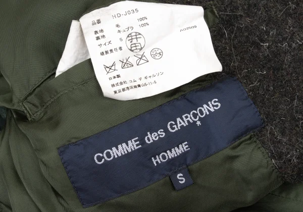 COMME des GARCONS HOMME Brushed Wool Fulling 3B Jacket K-175053_020