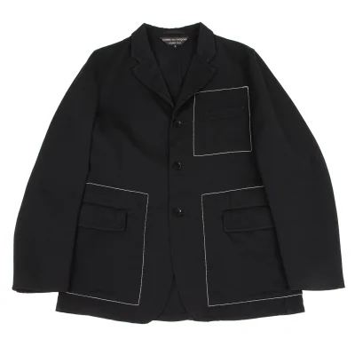 COMME des GARCONS HOMME PLUS Wool Cotton Stitch Jacket