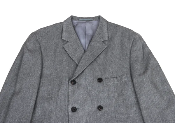 Y's for men Rayon Wool Twill Double Jacket K-175061_002