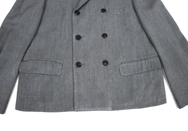 Y's for men Rayon Wool Twill Double Jacket K-175061_007