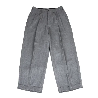 Y's for men Rayon Wool Twill Tuck Pants