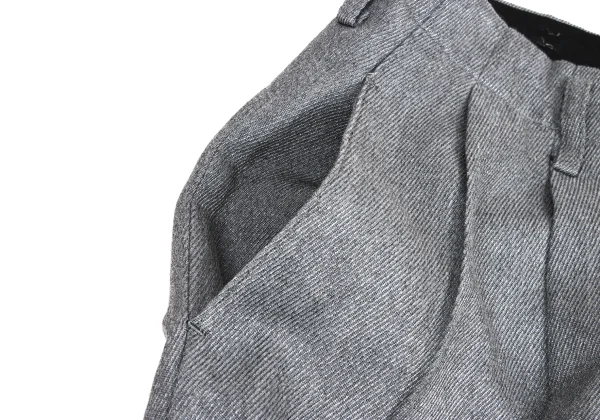 Y's for men Rayon Wool Twill Tuck Pants K-175062_004