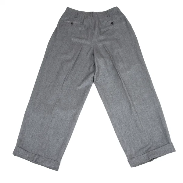 Y's for men Rayon Wool Twill Tuck Pants K-175062_008