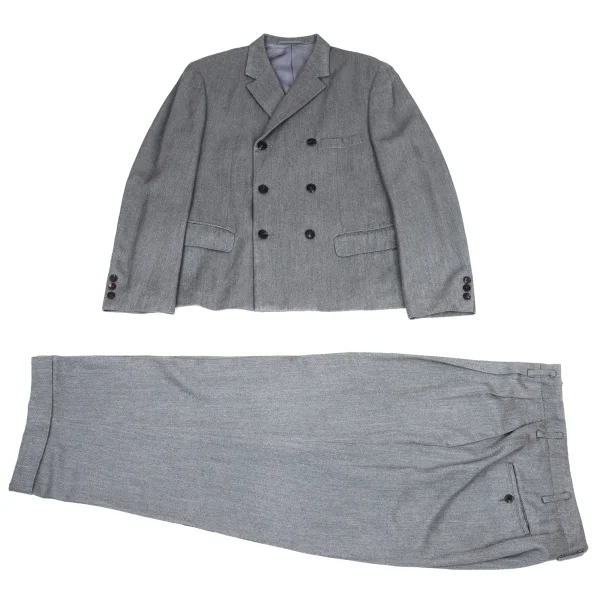 Y's for men Rayon Wool Twill Tuck Pants K-175062_011