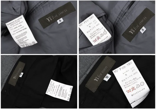 Y's for men Rayon Wool Twill Jacket & Pants K-175063_020