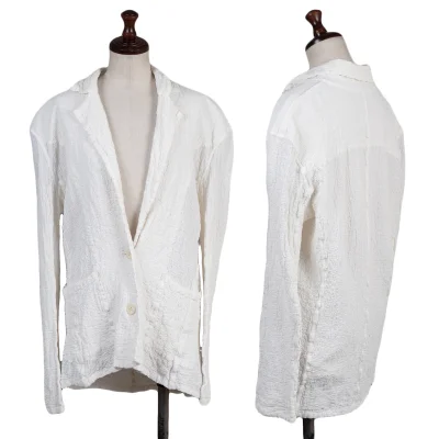 ISSEY MIYAKE me Cotton Blend Cauliflower Jacket