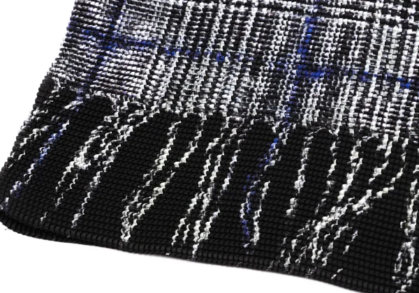 ISSEY MIYAKE me Plaid fabric Print High-neck Stretch Pleated Top K-175067_008