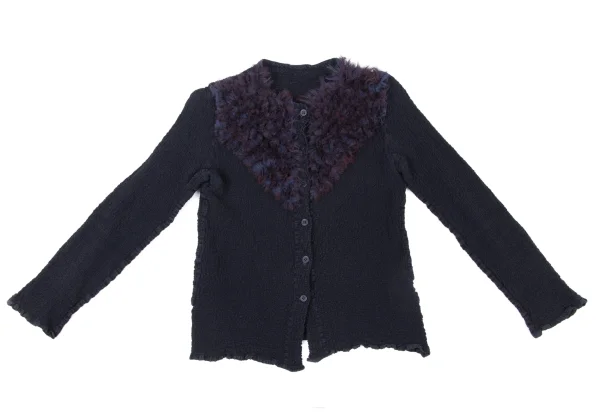 ISSEY MIYAKE me Ruffle Switching Cauliflower Blouse K-175070_002