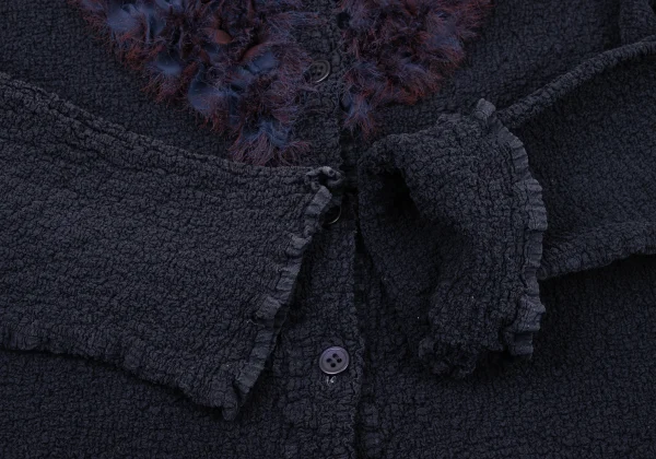 ISSEY MIYAKE me Ruffle Switching Cauliflower Blouse K-175070_008