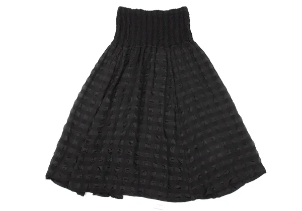 ISSEY MIYAKE me Cauliflower Switching Sheer Skirt K-175074_002