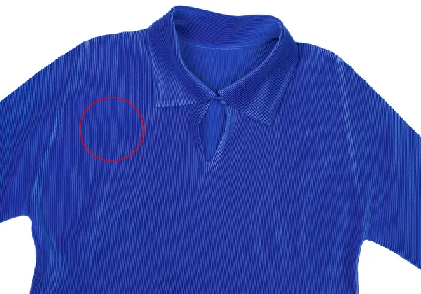 PLEATS PLEASE Mist Pleat Skipper Neck Short Sleeve Polo Shirt K-175078_003