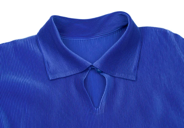 PLEATS PLEASE Mist Pleat Skipper Neck Short Sleeve Polo Shirt K-175078_005