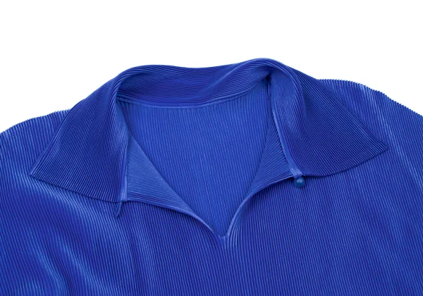 PLEATS PLEASE Mist Pleat Skipper Neck Short Sleeve Polo Shirt K-175078_007