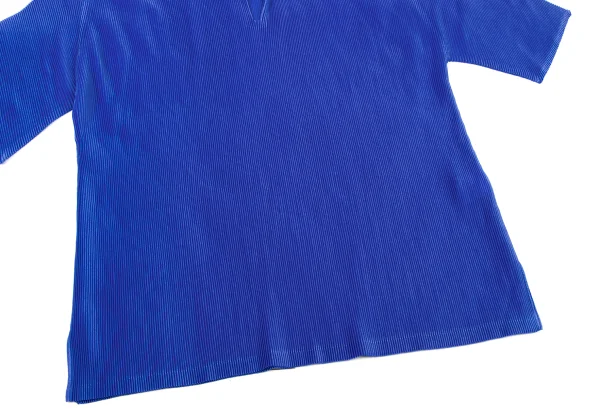 PLEATS PLEASE Mist Pleat Skipper Neck Short Sleeve Polo Shirt K-175078_009