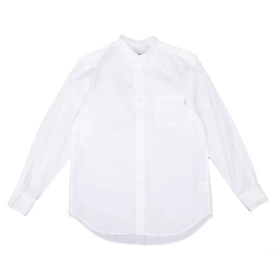 Papas+ Cotton Band Collar Shirt