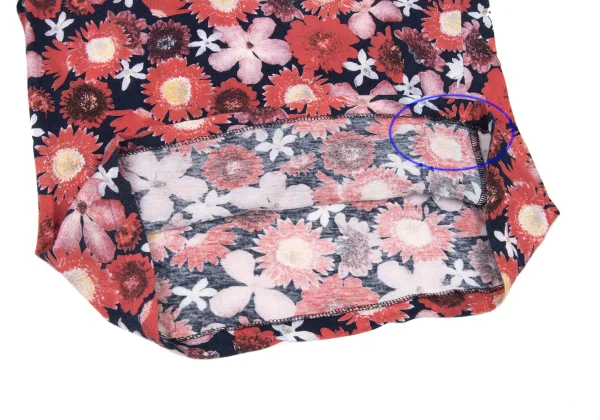 Y's Floral Printed T-shirt K-175085_007