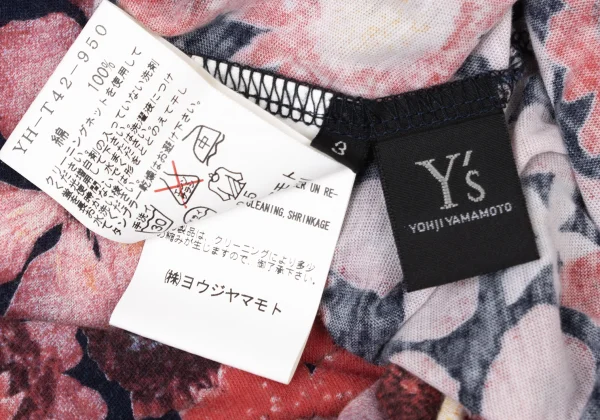 Y's Floral Printed T-shirt K-175085_013