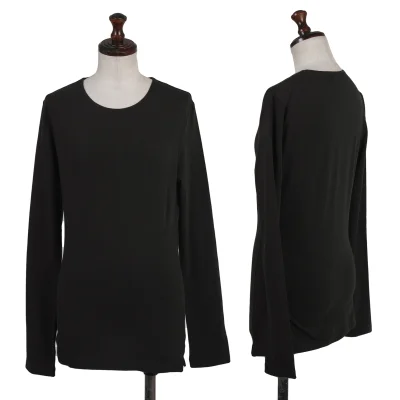 Y's Cotton-blend Stretch Long-sleeve Top