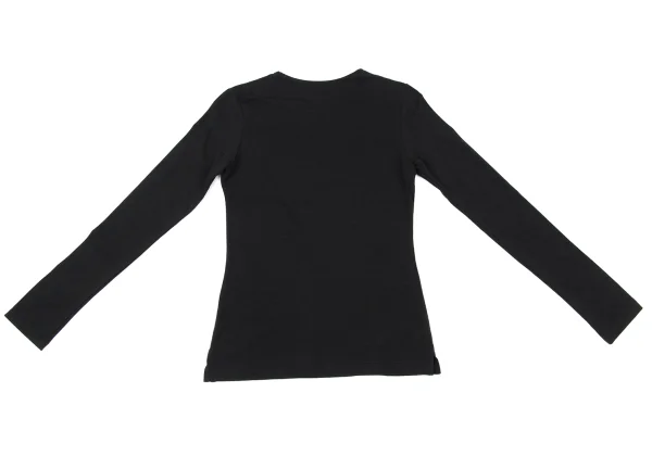 Y's Cotton-blend Stretch Long-sleeve Top K-175089_010