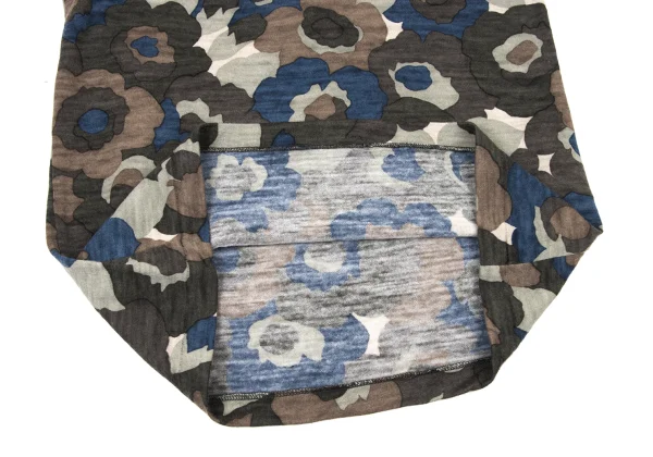 Y's Flower Print High-neck Knit Top K-175091_009